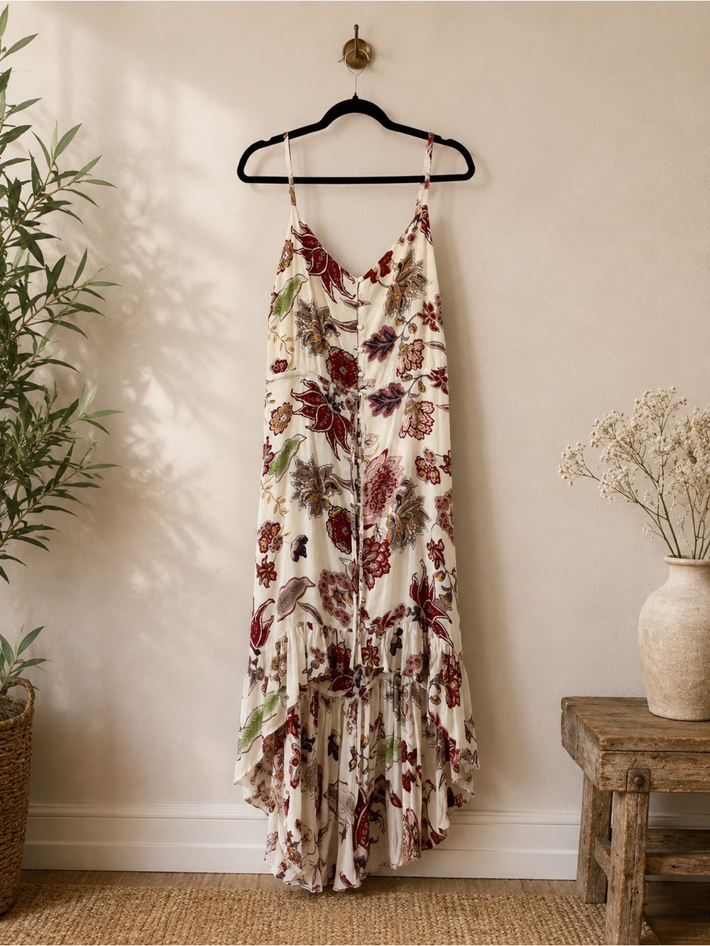 NWT Sanctuary The Artist Floral Dress L $129